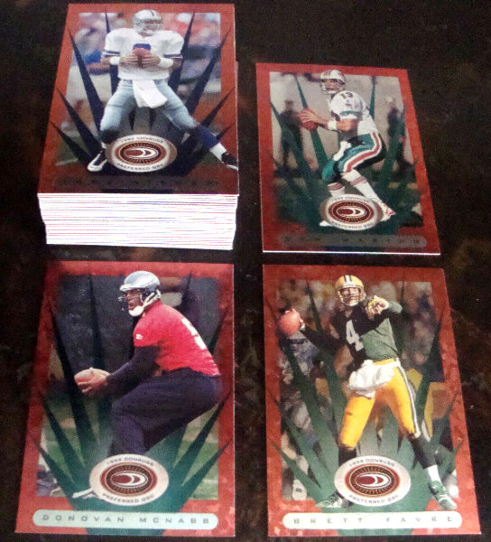 1999 Donruss Preferred FOOTBALL - Near Complete BRONZE Set (44/45) Baseball cards value