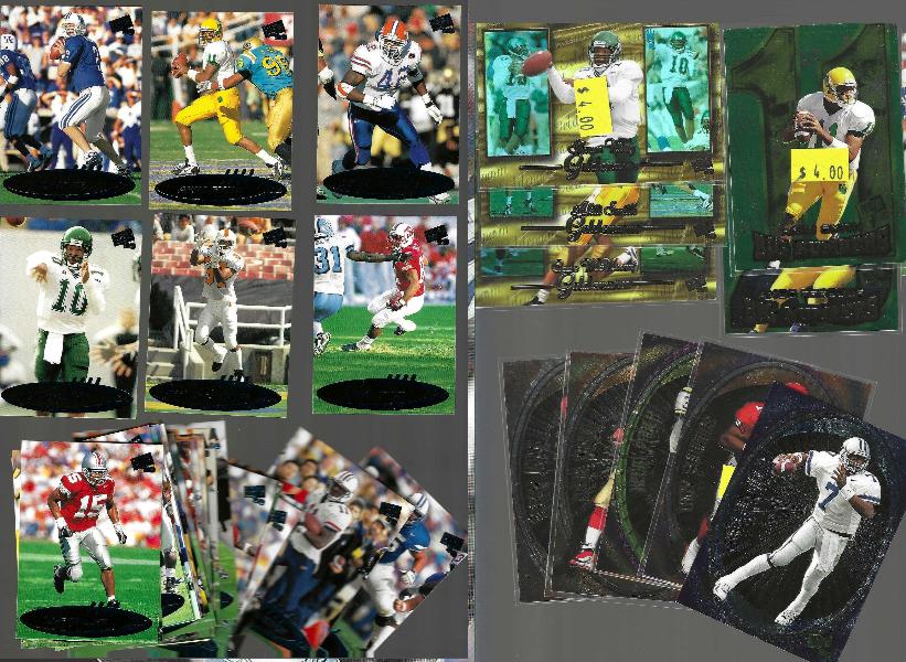  PressPass *** 1999 COLLECTION *** - Lot of (42) - ALL Inserts & Parallels Football cards value