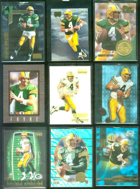 Brett Favre - 1996 Select Certified 'Thumbs Up' #7 Baseball cards value