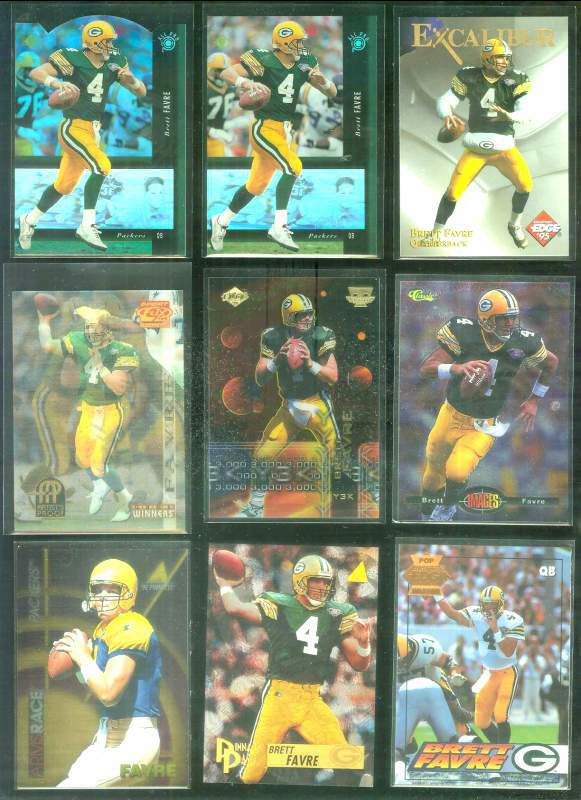 Brett Favre - 1999 Collector's Edge Triumph K-Klub #KK39 Baseball cards value