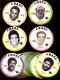 1976 Crane FB Discs  - Lot of (52) assorted with WALTER PAYTON ROOKIE !!!