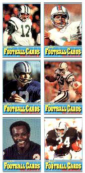 1990 Football Card News - WHOLESALE LOT - (25) Series 1 6-card sets (#1-6) Baseball cards value