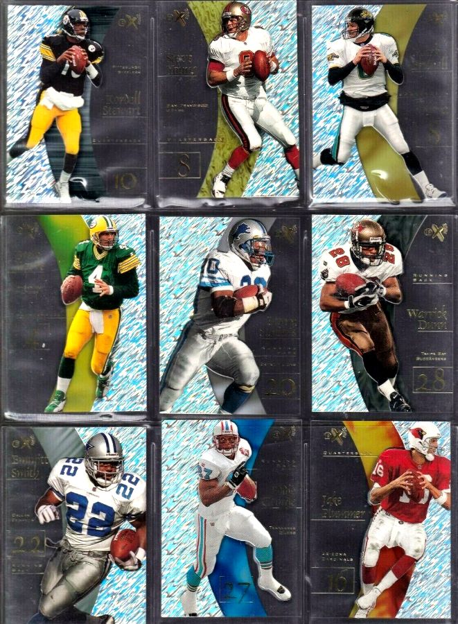 1998 E-X2001 Football - Near Complete SET (58/60 cards) Baseball cards value