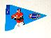 1997 Playoff Contenders Pennants BLUE #187 John Elway (Broncos)