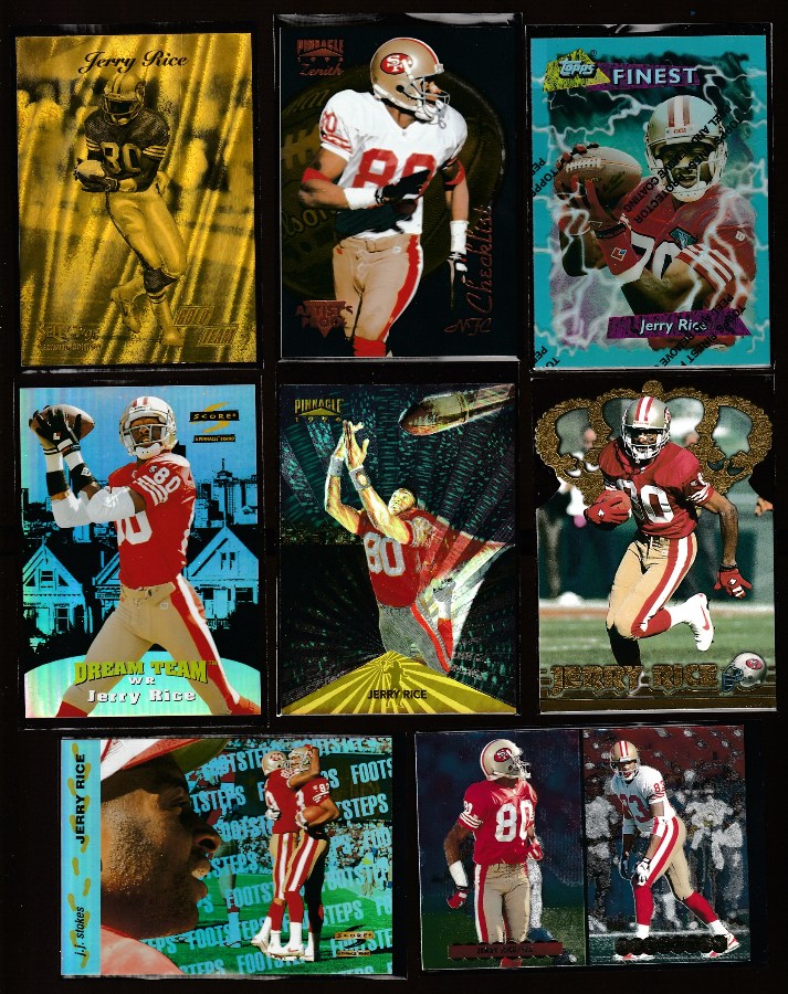 Jerry Rice - 1994 Select Canton Bound #CB5 Baseball cards value