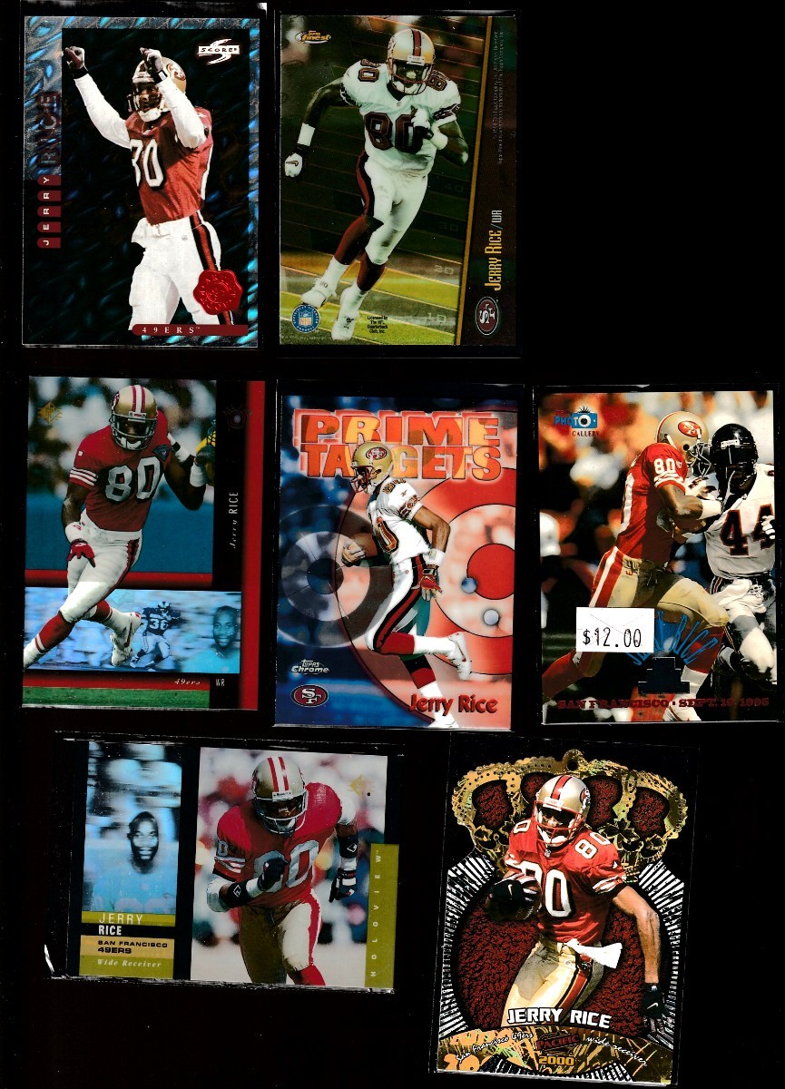 Jerry Rice - 1998 Finest Mystery Finest 2 #M47 REFRACTOR w/Dorsey Levens Baseball cards value