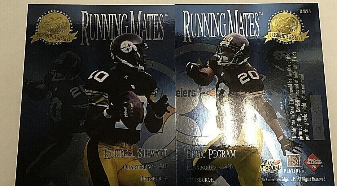 Kordell Stewart - 1996 President's Reserve 'Running Mates' #RM24 Football cards value