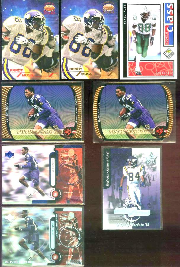 Randy Moss - 1999 Absolute EXP 'Tools of the Trade' #129 Baseball cards value