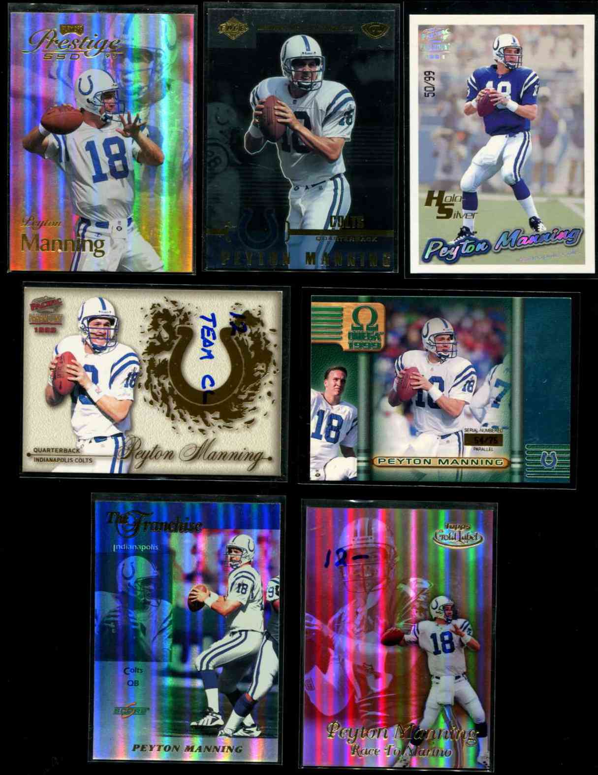 Peyton Manning - 1999 Collector's Edge Advantage Memorable Moments #MM3 Baseball cards value