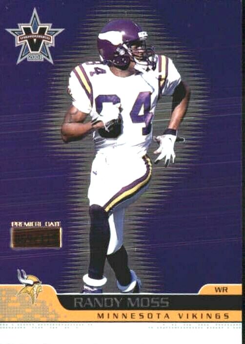 Randy Moss - 2001 Vanguard #53 PREMIERE DATE Baseball cards value