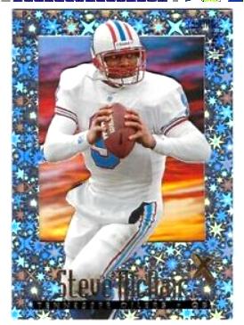 Steve McNair - 1997 EX-2000 #41 ESSENTIAL CREDENTIALS [#/100] Baseball cards value