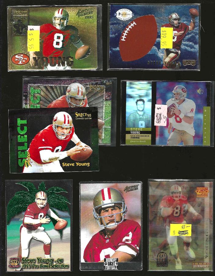 Steve Young - 1995 Playoff Contenders Hog Heaven #HH30 [a] Baseball cards value