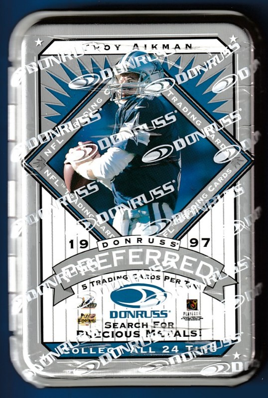 Troy Aikman - 1997 Donruss Preferred TIN #5 SILVER SEALED *** SHORT PRINT * Baseball cards value