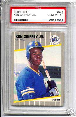 Ken Griffey Jr - 1989 Fleer #548 ROOKIE [GEM MINT PSA-10 !!!] (Mariners) Baseball cards value