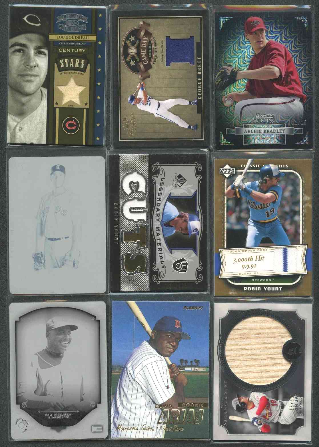 Lou Boudreau - 2004 Throwback Threads 'Century Stars' GAME-USED JERSEY Baseball cards value