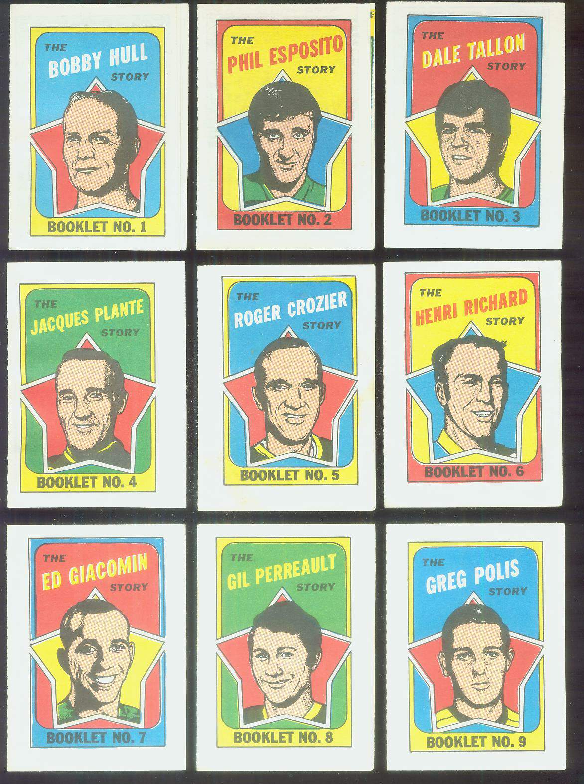 1971-72 O-Pee-Chee/Topps Hockey Booklets # 1 Bobby Hull Hockey cards value