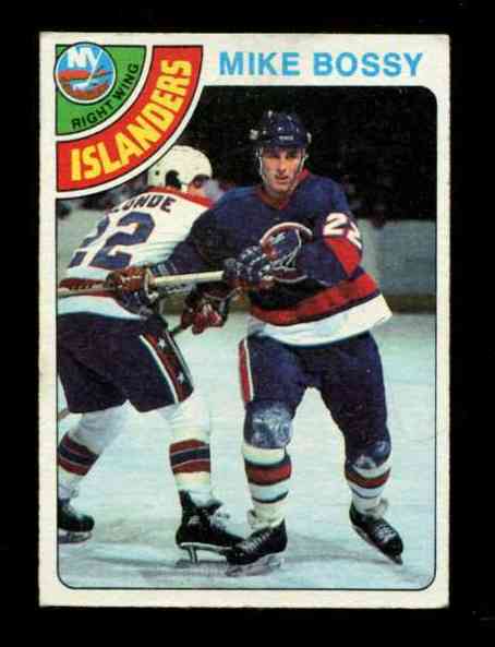 1978-79 Topps Hockey #115 Mike Bossy ROOKIE Hockey cards value