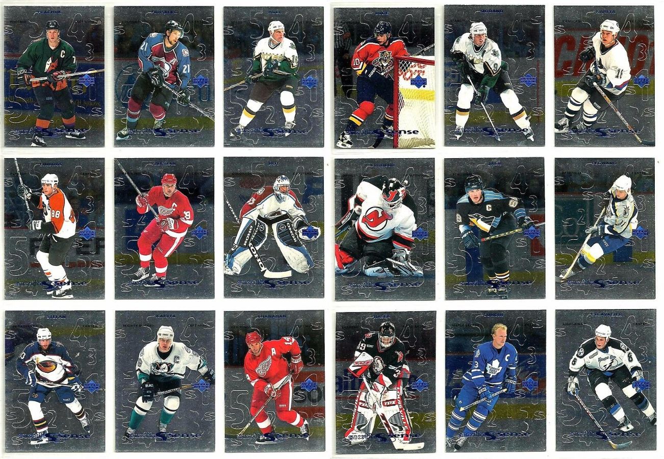 1999-2000 Upper Deck Hockey - 'Sixth Sense' 20-card insert set Baseball cards value