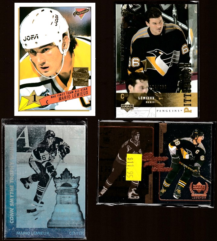 Mario Lemieux - 2002-03 UD SuperStars #197 GOLD [#/250] Baseball cards value