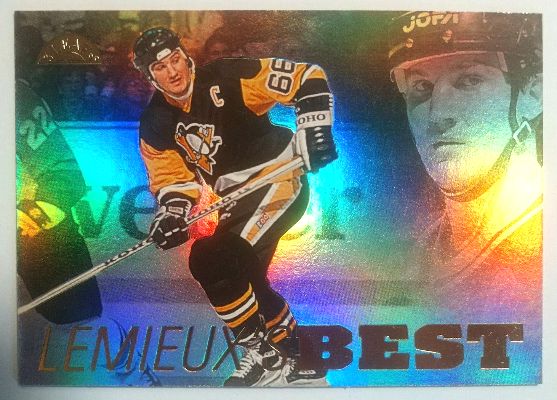 Mario Lemieux - 1995-96 Leaf LEMIEUX'S BEST - NEAR SET (7/10) Baseball cards value