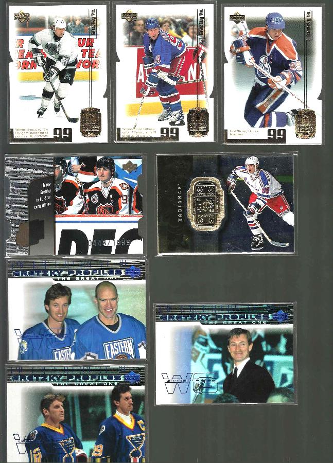 Wayne Gretzky - 1999-00 UD 'Living Legend' #47 GOLD DIE-CUT [#/99] Baseball cards value