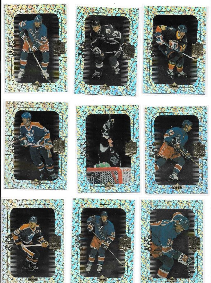 Wayne Gretzky - 1999-00 UD Living Legend - The Great One - Insert Set (9) Baseball cards value