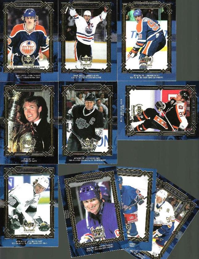 Wayne Gretzky - 1999-00 Upper Deck Century Legends - SUBSET/LOT of (10) Baseball cards value