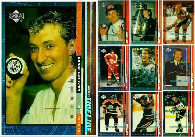 Wayne Gretzky - 1999-00 UD Gretzky Exclusives - NEAR SET/LOT of (81/99) Baseball cards value