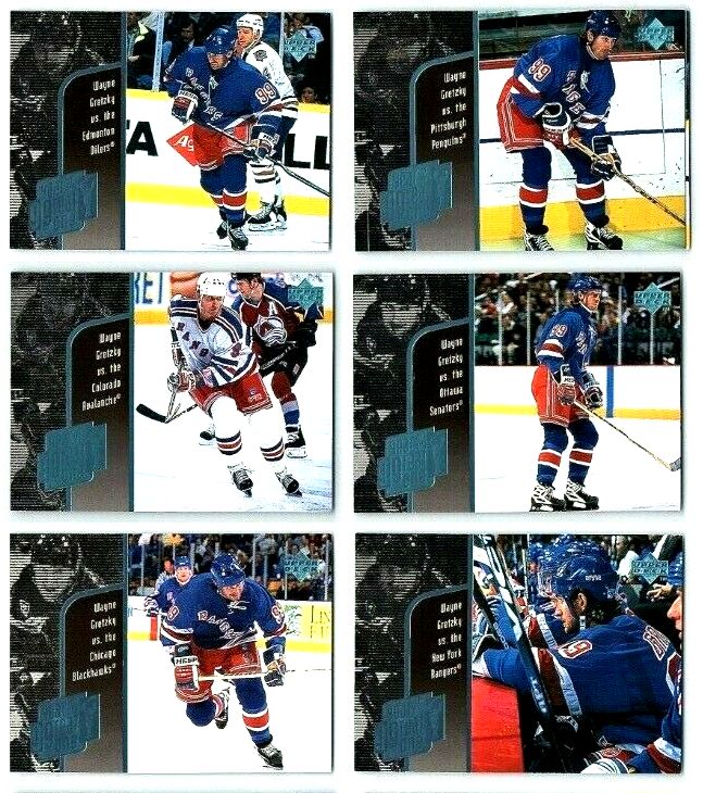 Wayne Gretzky - 1999-00 UD - YEAR of the GREAT ONE - Near Complete Set Baseball cards value