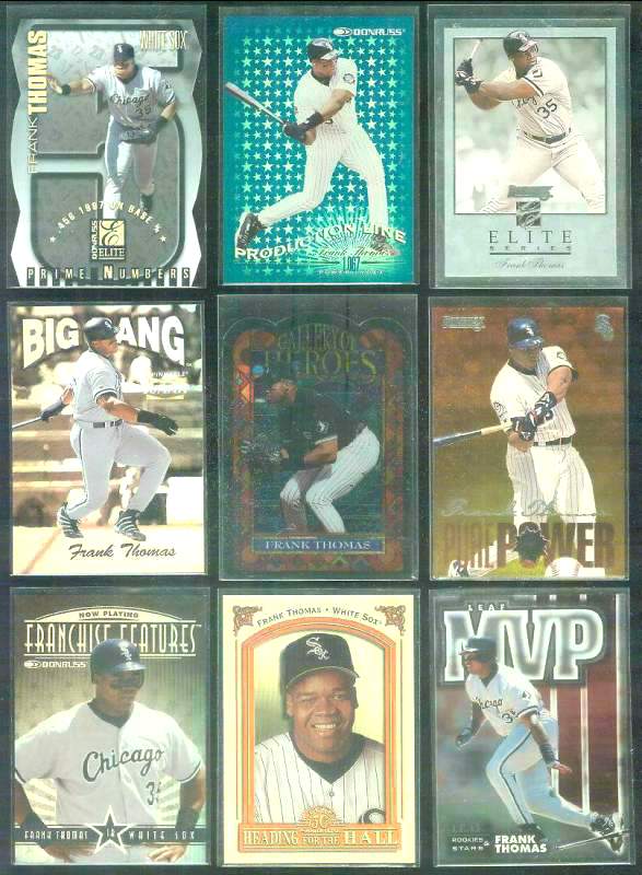 Frank Thomas - 1996 Summit Big Bang MIRAGE #1 Baseball cards value