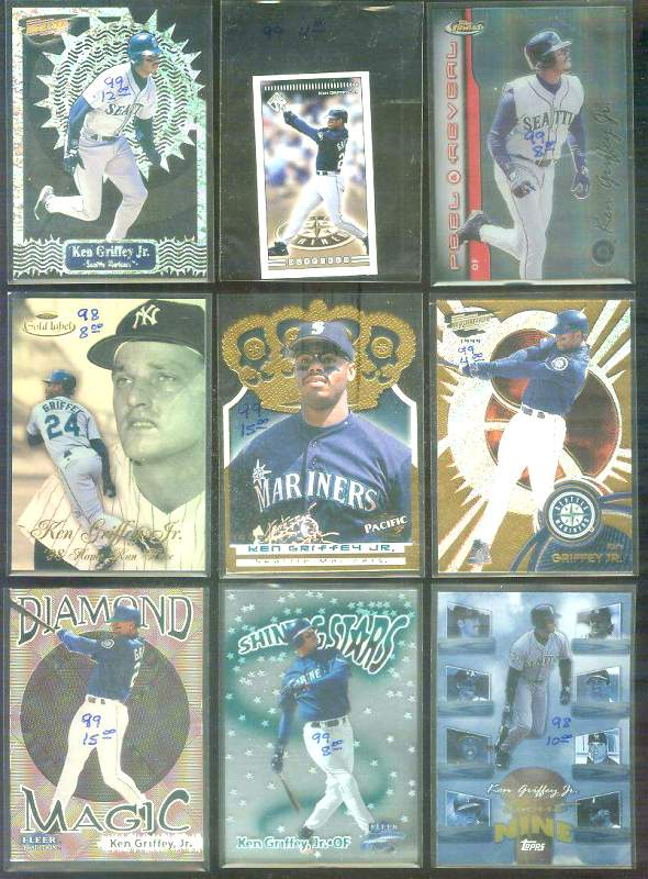 Ken Griffey Jr - 1999 Pacific Gold Crown Die Cuts #13 Baseball cards value