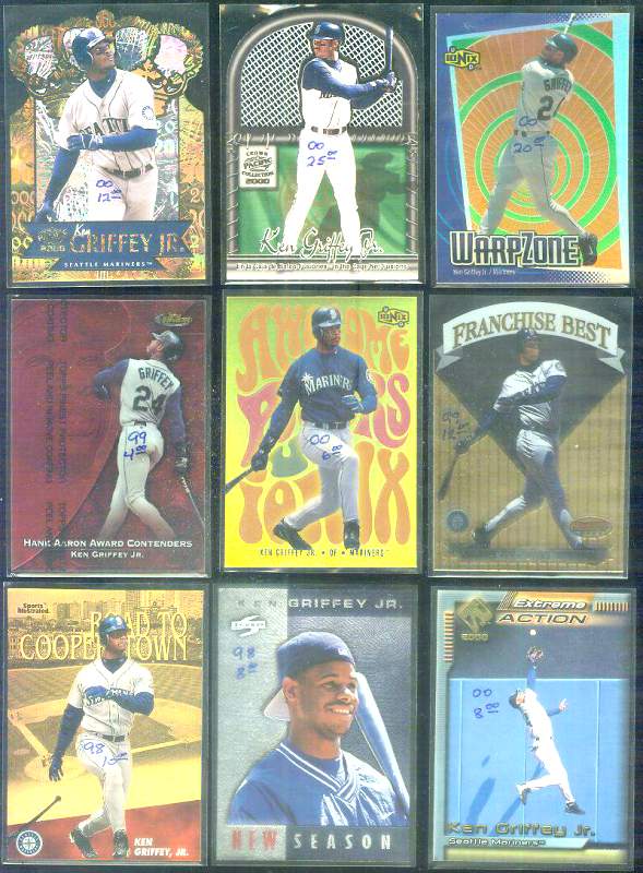 Ken Griffey Jr - 2000 Pacific Gold Crown Die-Cuts #30 Baseball cards value