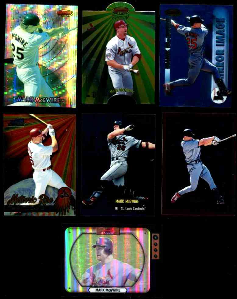 Mark McGwire - 1997 Bowman's Best Preview Atomic Refractor #6 Baseball cards value