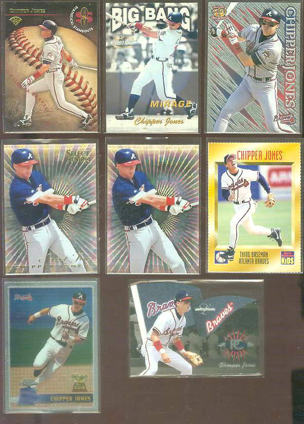 Chipper Jones - 1996 Leaf 'Statistical Standouts' #8 Baseball cards value