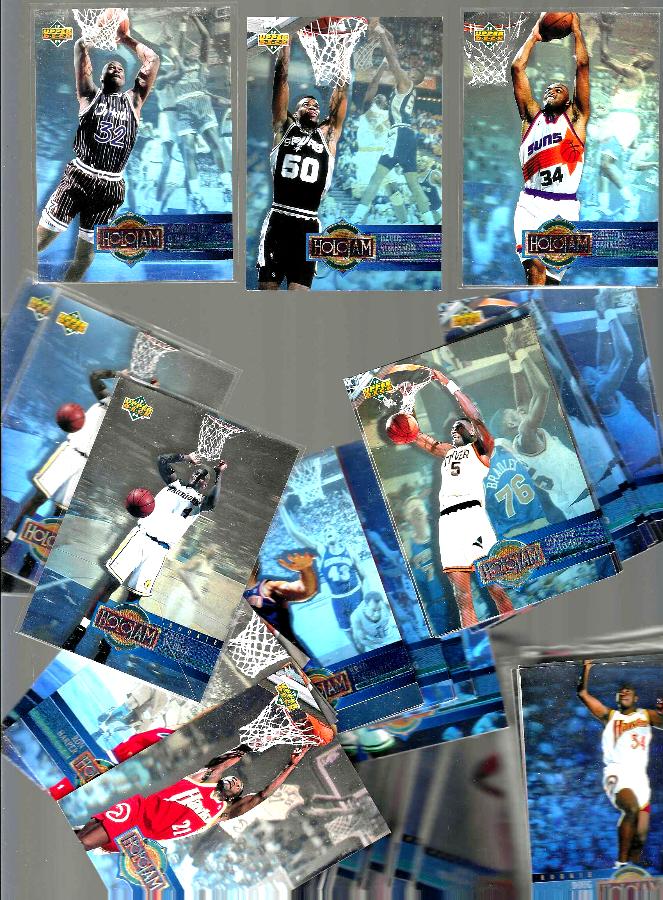 1994 Upper Deck HOLOJAM - Lot of (142) assorted with SHAQ ! Baseball cards value