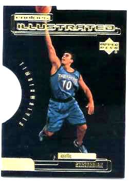 1999-00 Upper Deck Rookies Illustrated LEVEL 2 #RI10 Wally Szczerbiak Basketball cards value