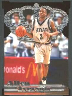 Allen Iverson - 1996-97 Pacific Power PLATINUM Crown #PC-4 ROOKIE Baseball cards value