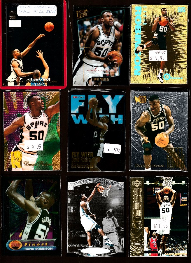 David Robinson - 1996-97 Ultra 'Court Masters' #5 (Spurs) Baseball cards value