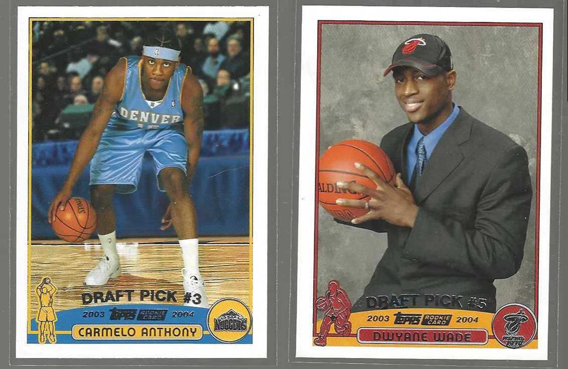 Carmelo Anthony - 2003-04 Topps #223 ROOKIE (Nuggets) Basketball cards value