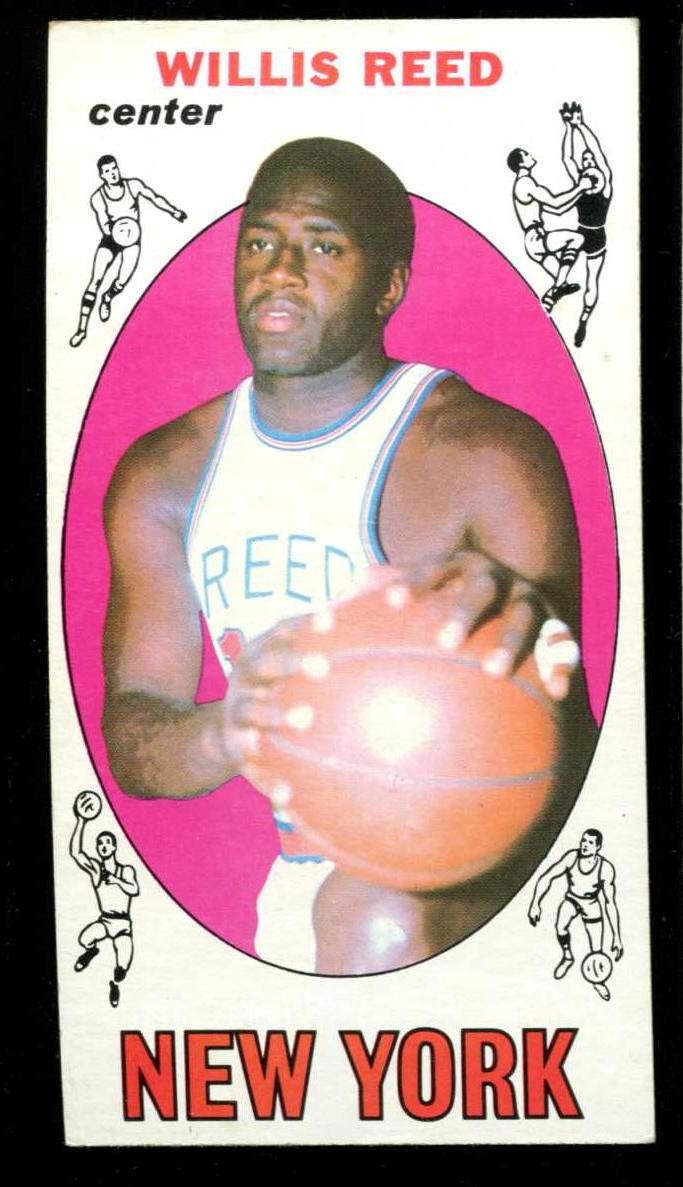 1969-70 Topps Basketball #60 Willis Reed ROOKIE (Knicks) Basketball cards value