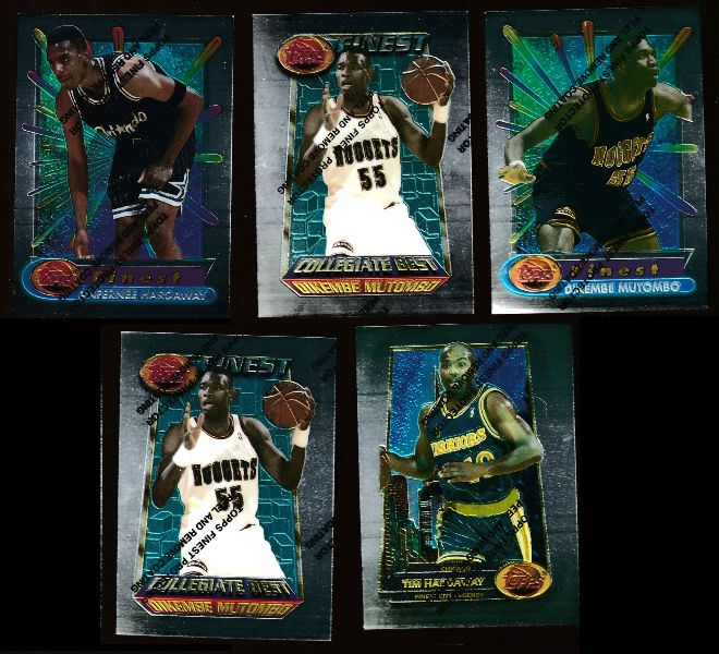  1994-95 FINEST Basketball - Starter Set/Lot of (149) different Basketball cards value