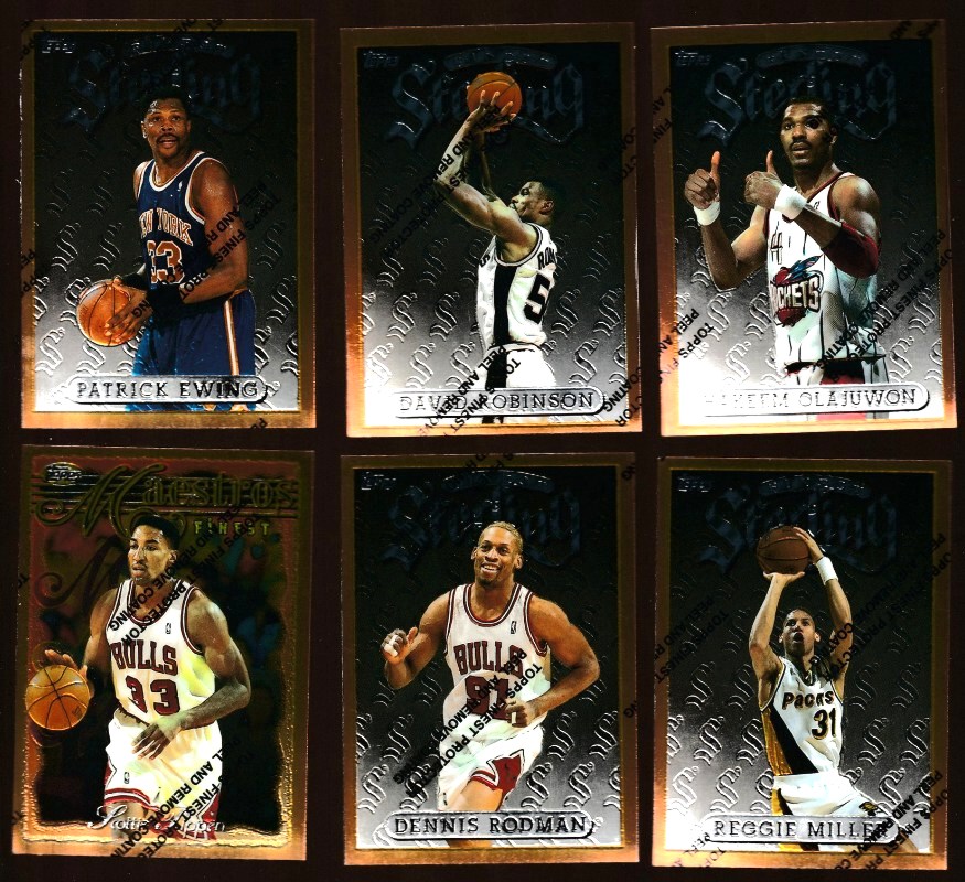  1996-1997 FINEST Basketball - Starter Set/Lot of (79) different Basketball cards value
