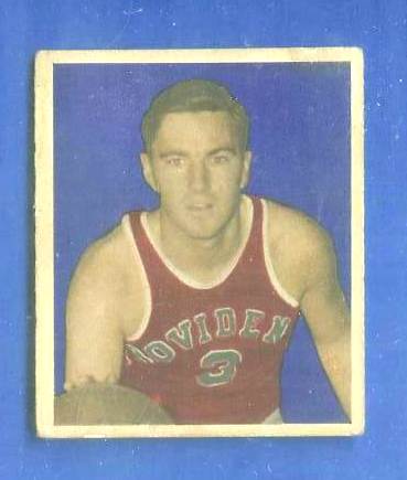1948 Bowman Basketball # 1 Ernie Calverley ROOKIE (Providence Steamrollers) Basketball cards value