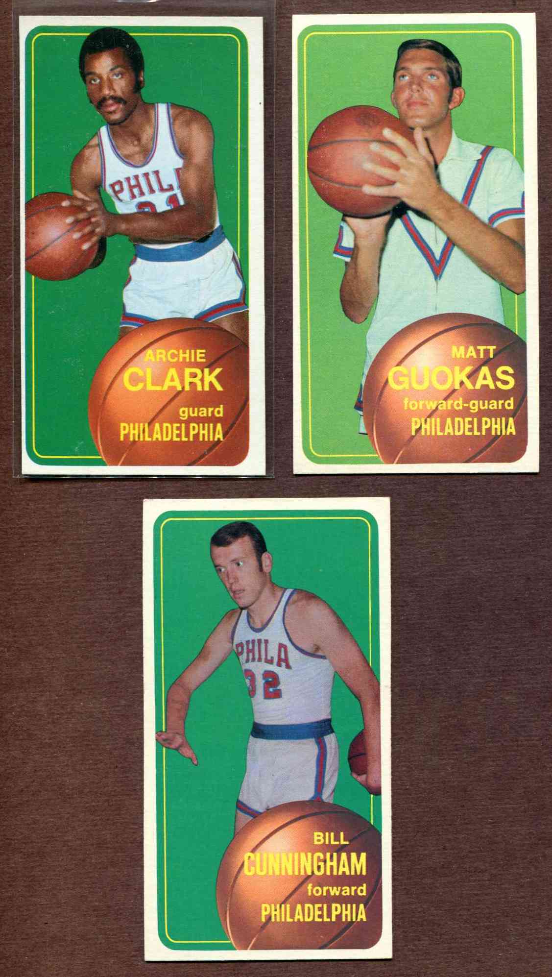 1970-71 Topps Basketball #140 Billy Cunningham Basketball cards value