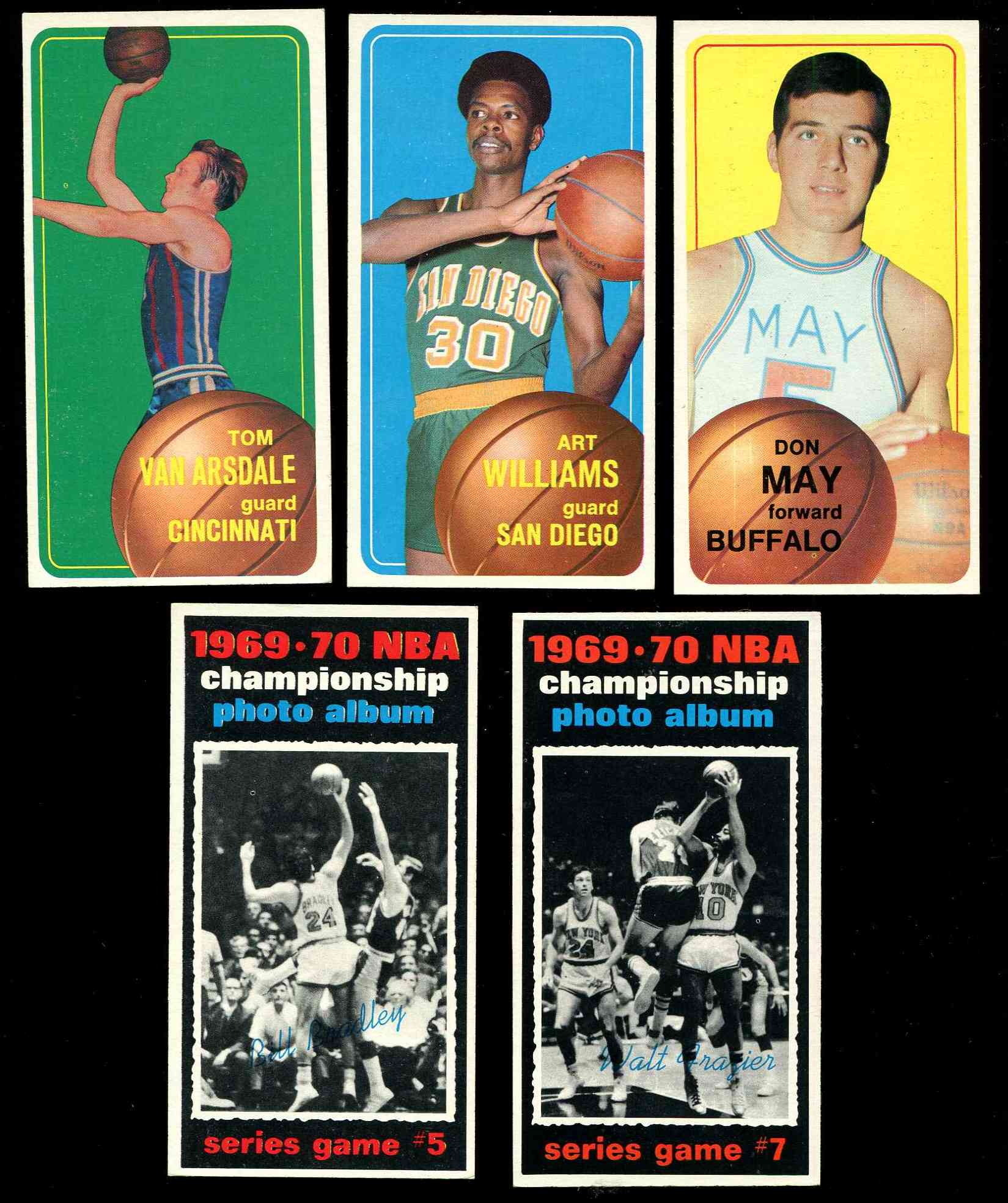 1970-71 Topps Basketball #174 Playoff Game #7 (Walt Frazier) [#x] Basketball cards value