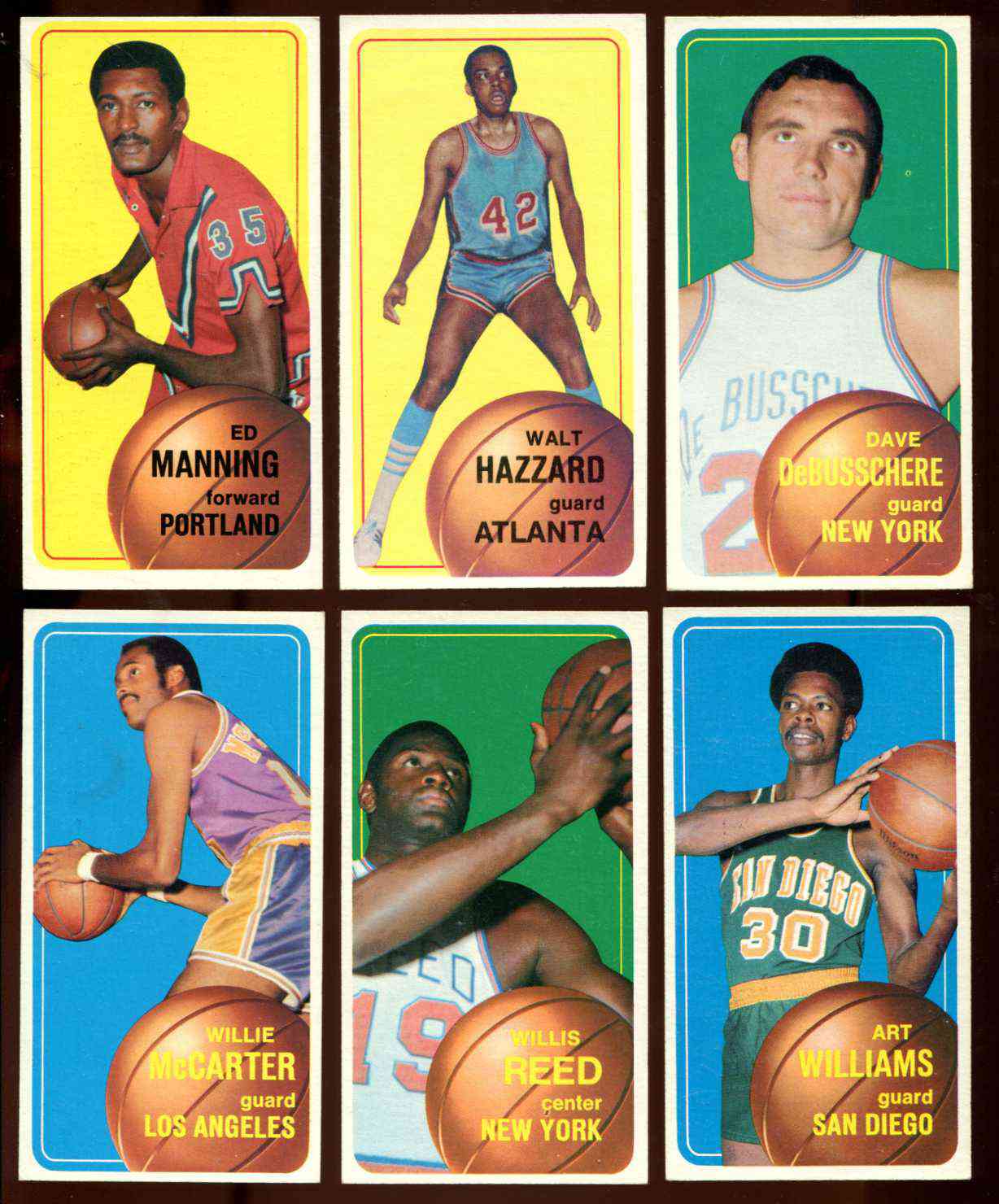 1970-71 Topps Basketball #135 Dave DeBusschere Basketball cards value