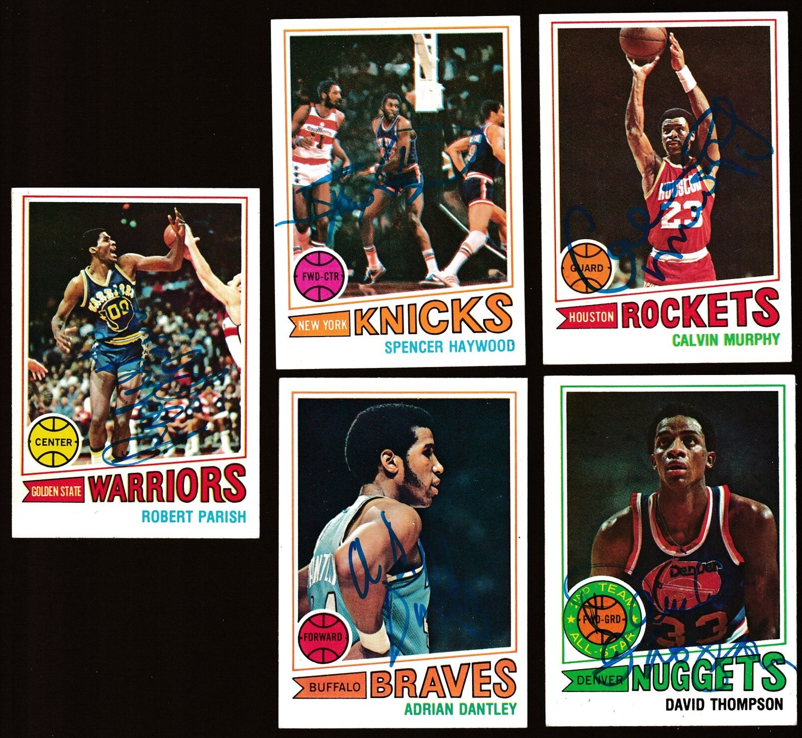 1977-78 Topps Basketball # 60 David Thompson AUTOGRAPHED Basketball cards value