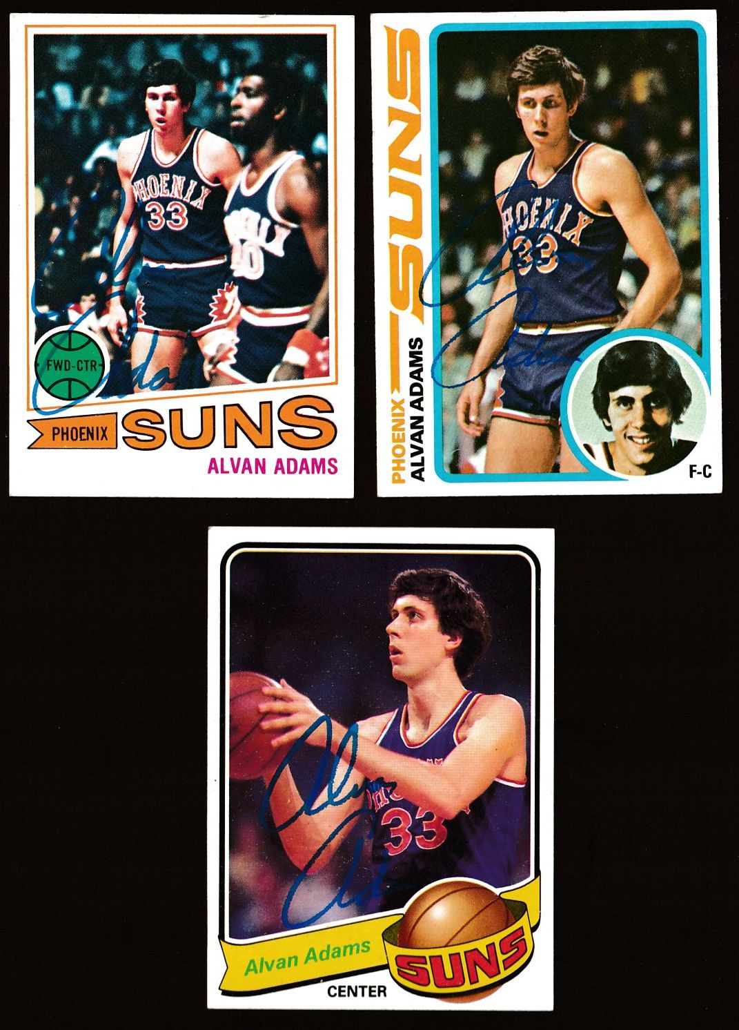 1977-78 Topps Basketball # 95 Alvan Adams AUTOGRAPHED (Suns) Basketball cards value