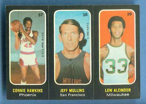 1971-72 Topps Trios Basketball #37 Lew Alcindor [#] Basketball cards value