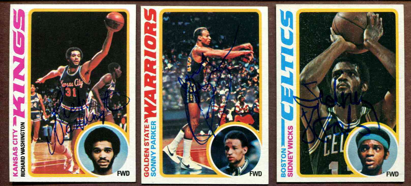1978-79 Topps Basketball #121 Richard Washington AUTOGRAPHED Basketball cards value